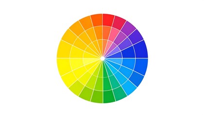 Colorful circular color wheel (2)