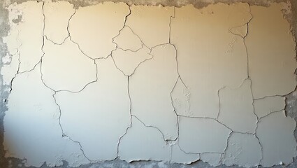 Obraz premium Cracked plaster wall texture.