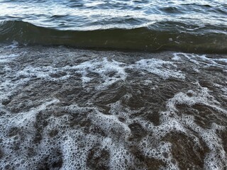 waves on the beach