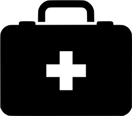 Obraz premium Medical Kit Icon – First Aid Symbol