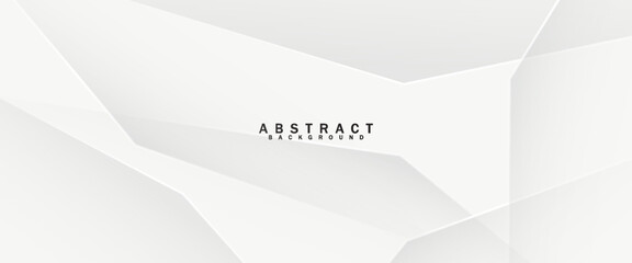 Minimal white abstract background with polygonal geometric shapes and subtle gradients, perfect for modern, clean, and professional design projects.