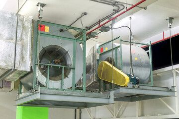 Industrial centrifugal fan in ventilation systems.