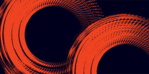 Tire tracks, motorbike wheel or car tread marks, grunge vector. Bicycle or motocross road rally tire tracks, speed motorbike racing rubber track pattern, traction tires in red.