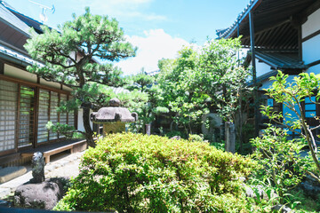 奈良の飛鳥寺の風景