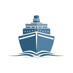 Cruise Ship Ocean Vessel Flat Icon