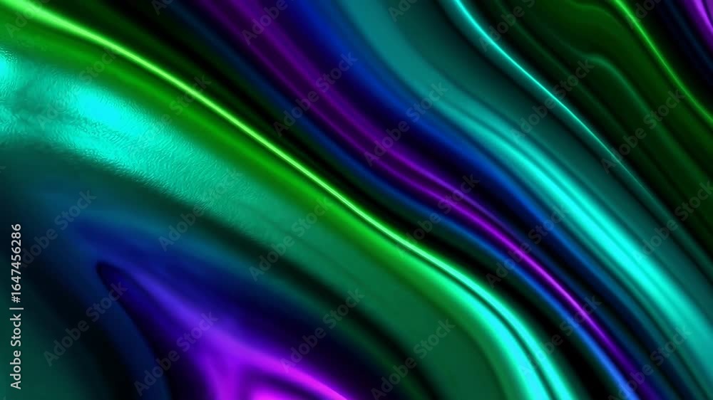 Poster colorful abstract wave pattern with gradient