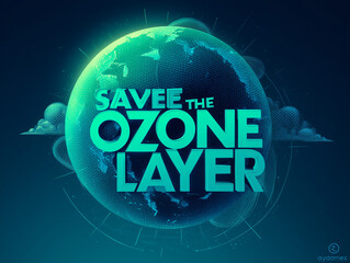 Save the Ozone Layer – Environmental Poster Design