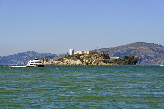 Alcatraz, a former prison island, San Francisco, California, USA