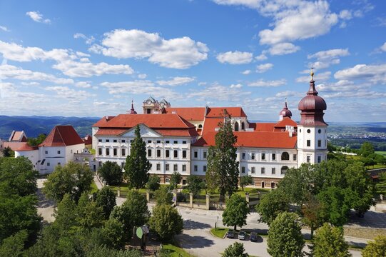 G&ouml;ttweik Abbey, former K&ouml;ttwein, monastery, Benedictine abbey, UNESCO world cultural heritage, community of Furth, near Krems, Wachau, Lower Austria, Austria