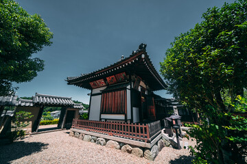 奈良の飛鳥寺の風景