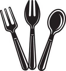 fork spoon and knife