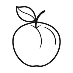 apple icon vector illustration