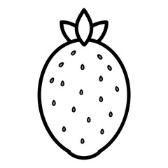 vector illustration of an apple
