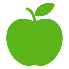 green apple vector illustration