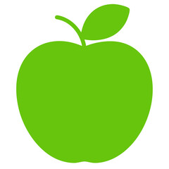 green apple vector illustration