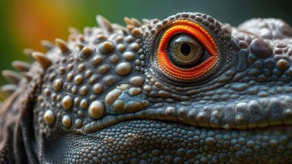 Fototapeta premium Close-up lizard eye