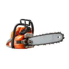 Fototapeta premium Chainsaw Power Tool Isolated