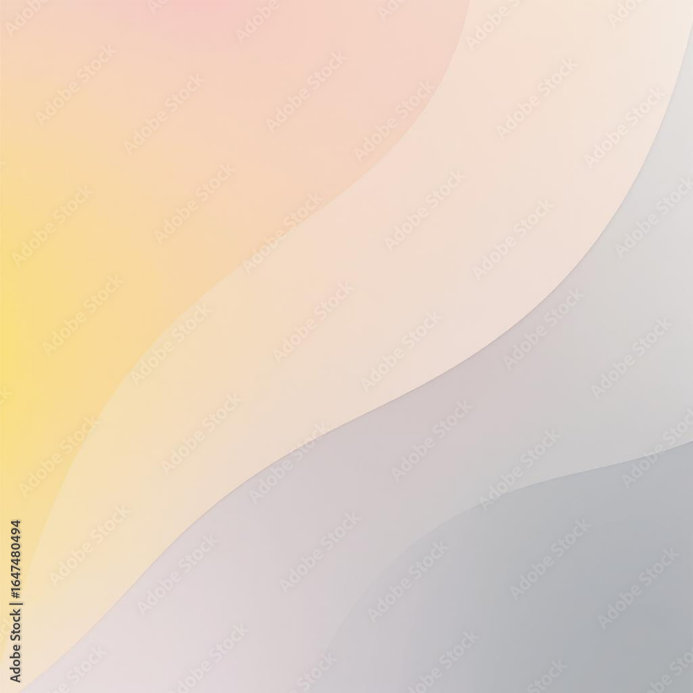 Aufkleber abstract pastel waves create a stunning visual backdrop perfect for modern website design and brandi