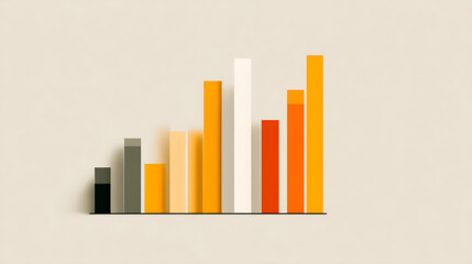 Minimalistic infographic representation of quarterly sales analysis (1)