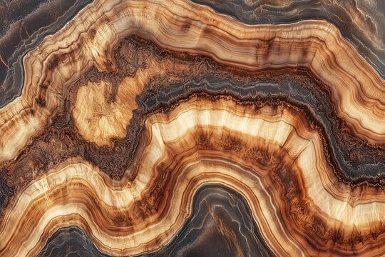 Detailed walnut wood core texture with rich veins for seamless tile patterns