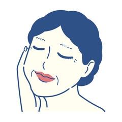 手書き_女性_上半身_04