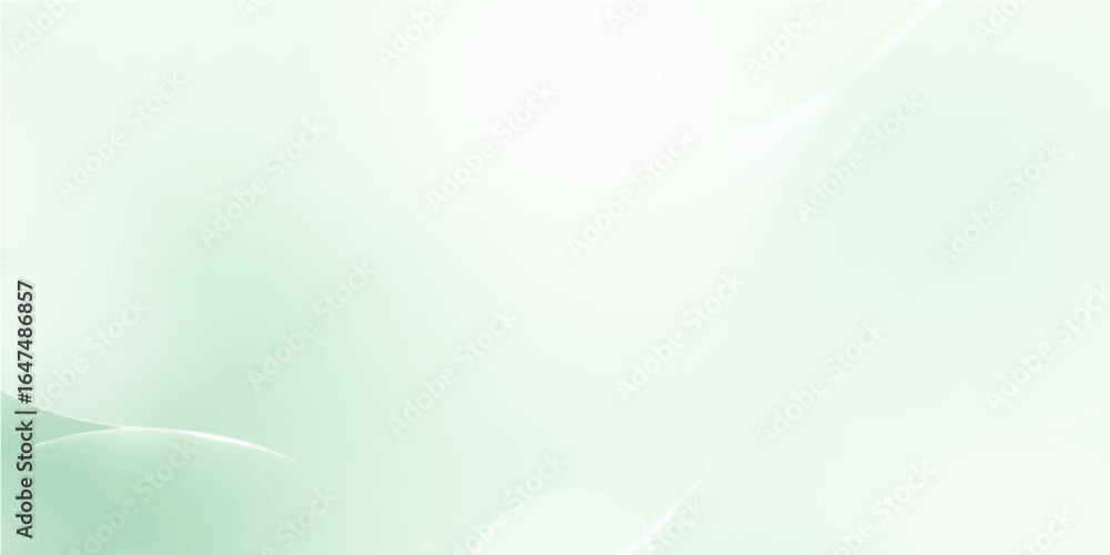 Poster smooth abstract mint green soft wave gradient background for modern graphic design.