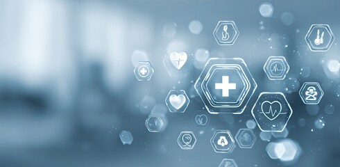 Abstract medical technology background