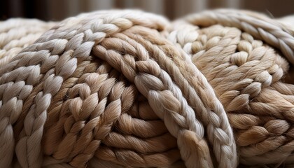 intricate weaving of yarns and threads creating a dense tapestry of interconnected fibers