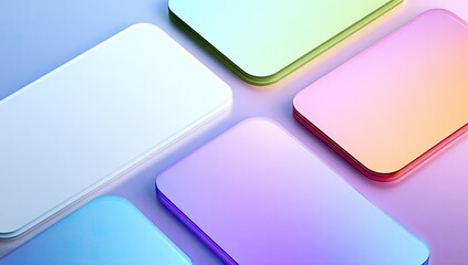 Colorful, overlapping rectangles