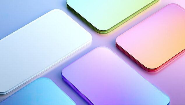 Colorful, overlapping rectangles