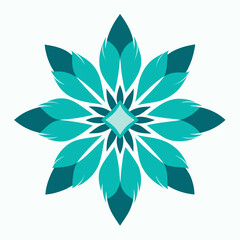 abstract flower vector illustration