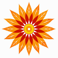 abstract flower vector illustration