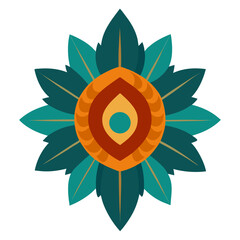 abstract flower vector illustration