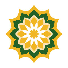 abstract flower vector illustration