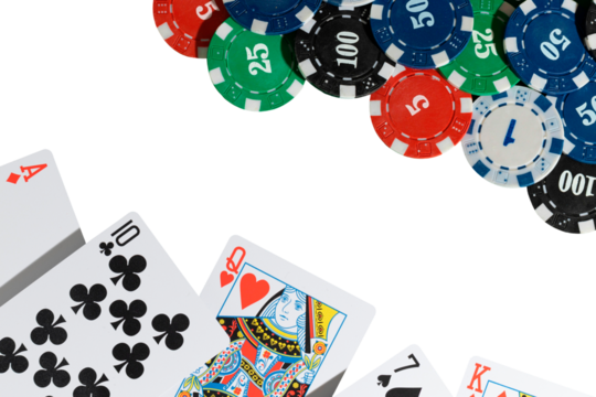 playing cards and chips, casino, roulette, roulette on a white background, gambling, cards, playing cards