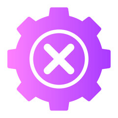 gear gradient icon