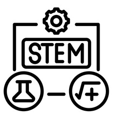 Stem  Icon Element For Design