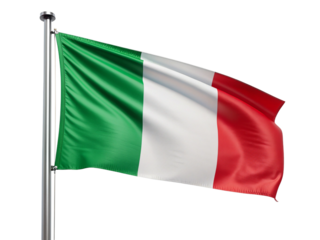 flag of ireland isolated on white background 