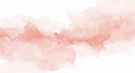Soft watercolor fade with white space in abstract art painting styles