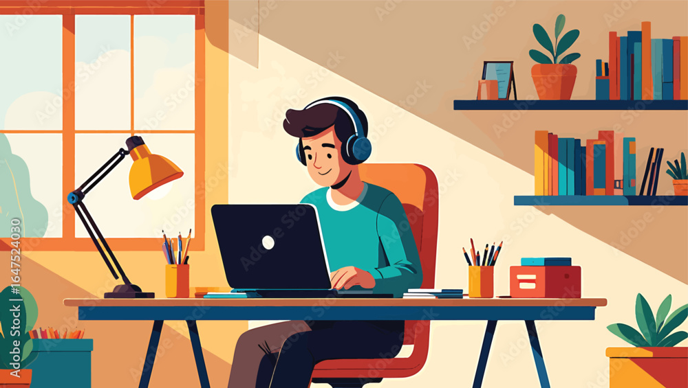Poster a set of flat design vector illustrations showing business concepts like time management, project pl