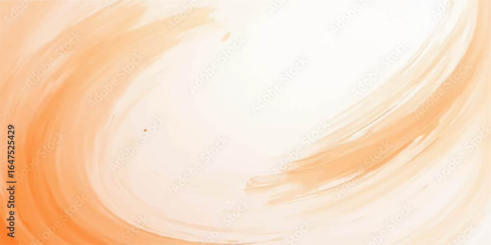 Aufkleber smooth abstract orange background with creamy swirls and soft texture
