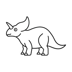 illustration of a kangaroo line art