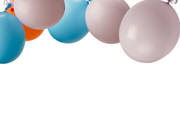 A Ballon isolated on a white background. Copy space.