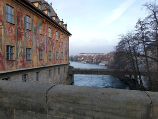 Blick auf die Regnitz und Klein Venedig