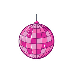 pink disco ball