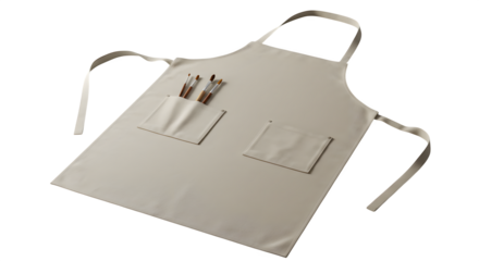 Beige apron shows texture and minimalist style. This surface is perfect for branding mockups, product staging, and artistic background.