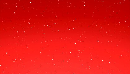 Abstract red background with soft gradient and white particles scattered softly