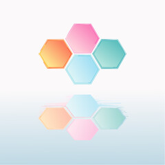 A colorful design with a colorful design on the bottom
2