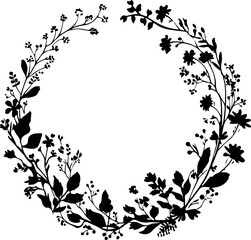 "Elegant Vintage Floral Frame"