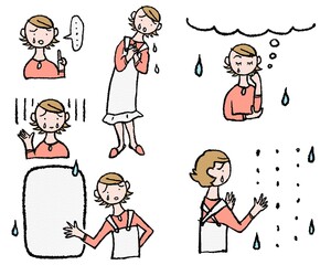 困りごとを語る主婦の表情